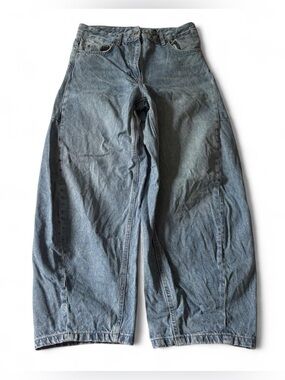 Zara high-rise balloon jeans